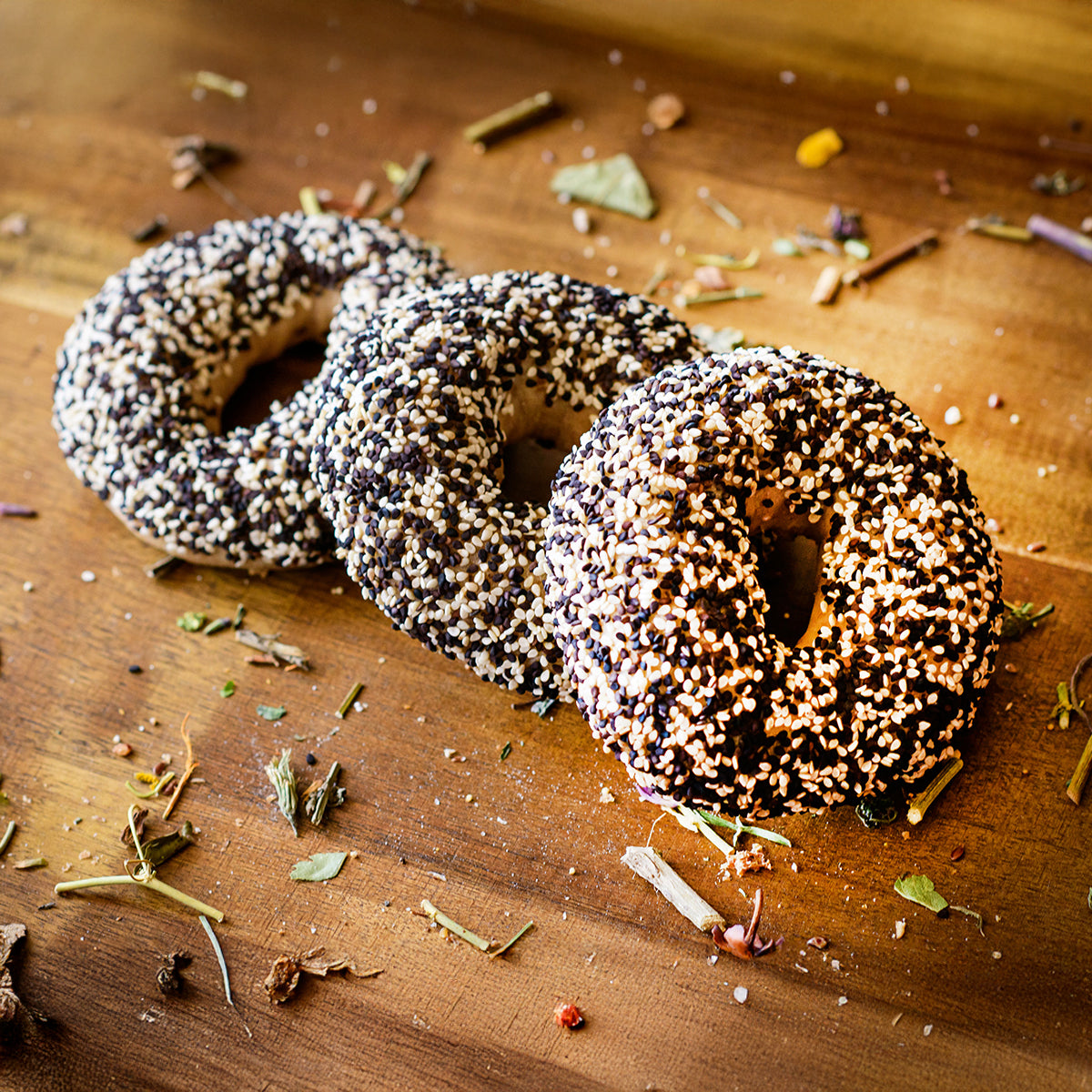Sourdough Bagels Ajonjolí