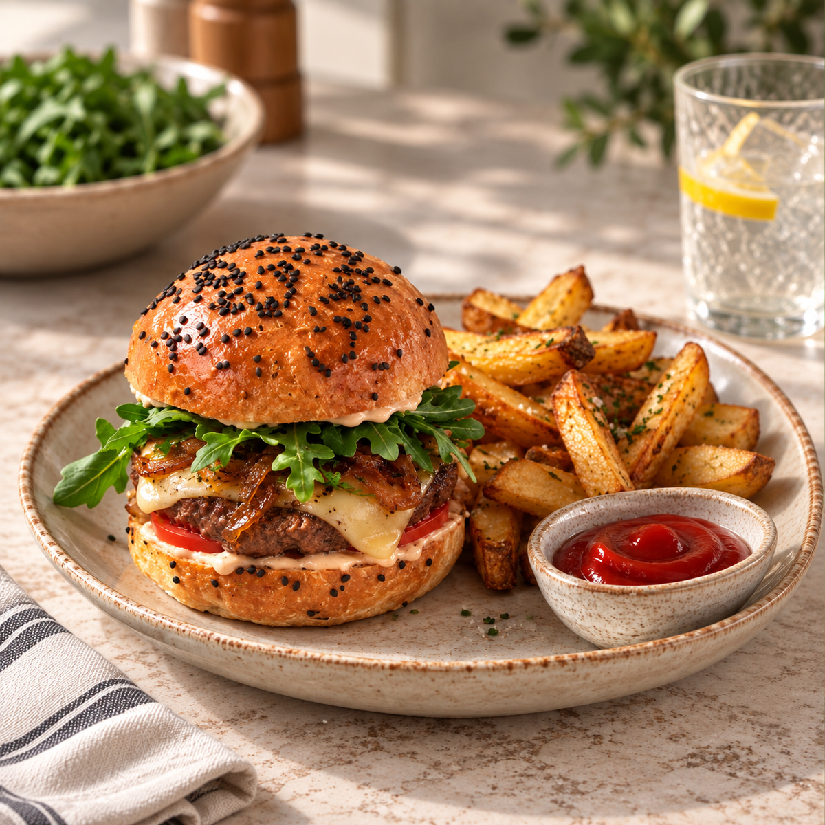 Bollos para hamburguesa